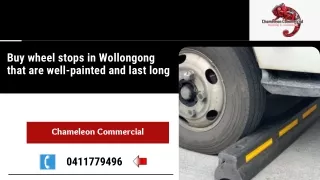Wheel Stops and Easily Visible Line Markings in Wollongong
