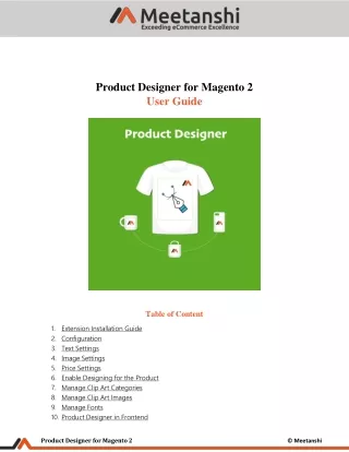 product designer for magento 2 user guide