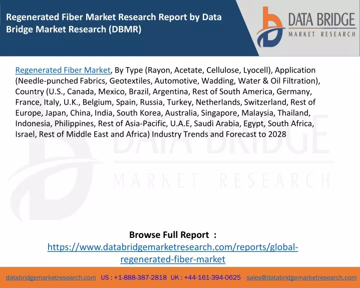 regenerated fiber market research report by data