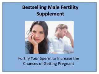 bestselling male fertility supplement