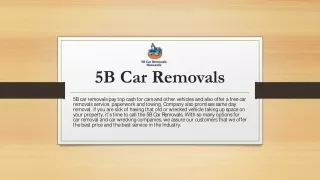 5b car removals