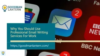 why you should use professional email writing services for work