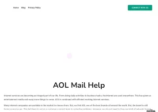 Aol Mail Help