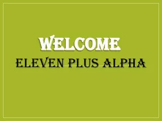 welcome