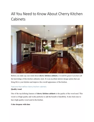 All You Need to Know About Cherry Kitchen Cabinets (1) (1)