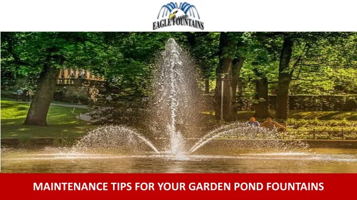 maintenance tips for your garden pond fountains