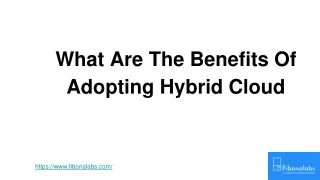 what are the benefits of adopting hybrid cloud