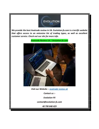 Avatrade Review Uk  Evolution-fx.com