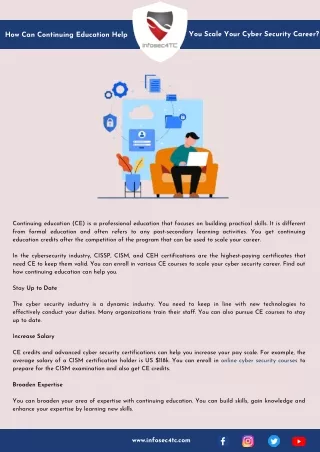 How Can Continuing Education Help You Scale Your Cyber Security Career?
