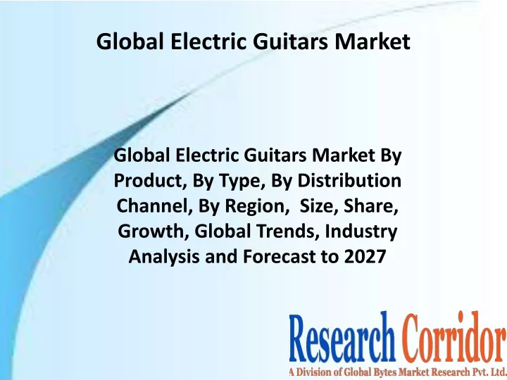 global electric guitars market