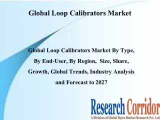 global loop calibrators market