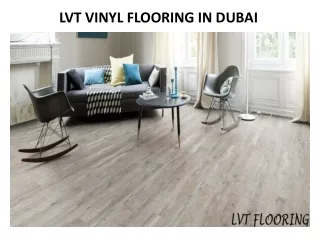 LVT VINYL FLOORING IN DUBAI