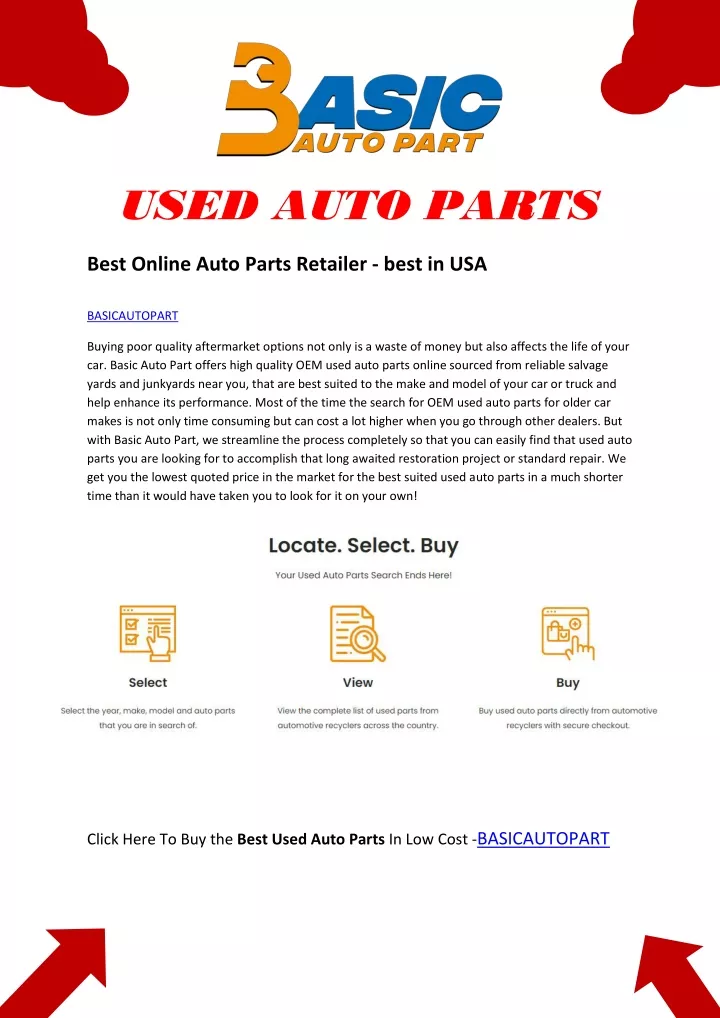 used auto parts