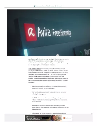 How Does Avira Antivirus Makes Your Digital Life Safe
