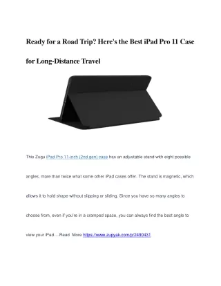 ready for a road trip here s the best ipad