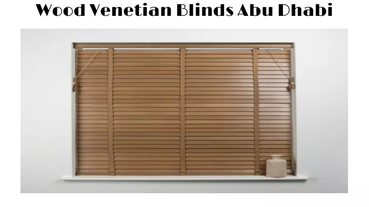 wood venetian blinds abu dhabi