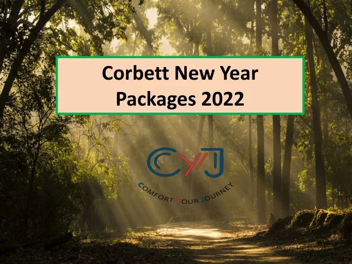 corbett new year packages 2022