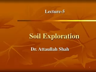 soil exploration