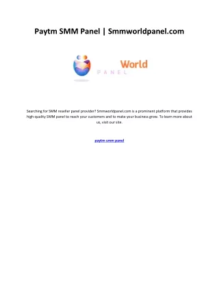 paytm smm panel smmworldpanel com