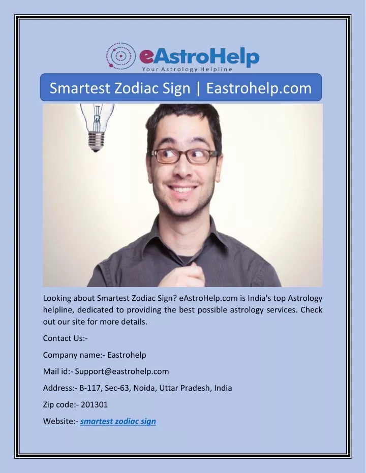 smartest zodiac sign eastrohelp com