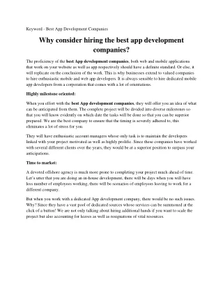 keyword best app development companies