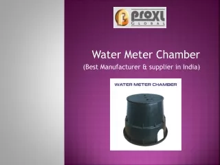 A Good Water Meter Chamber