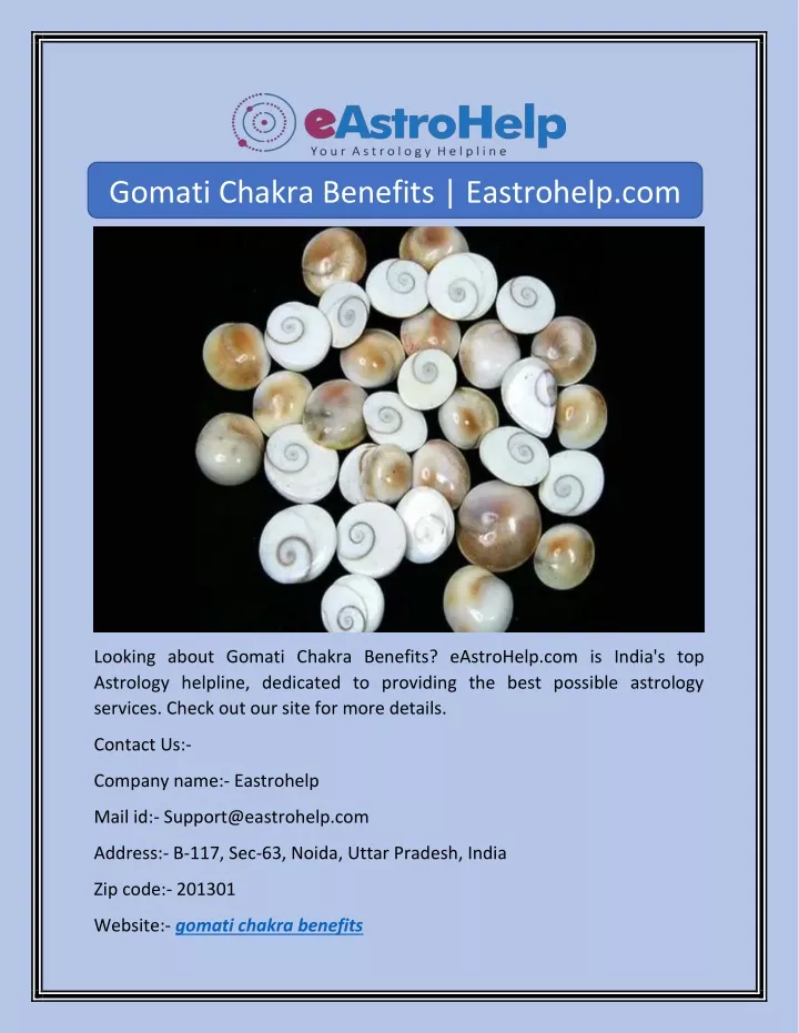 gomati chakra benefits eastrohelp com