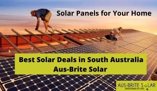 Best Solar Deals in South Australia - Aus-Brite Solar