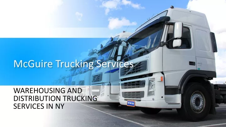 mcguire trucking services