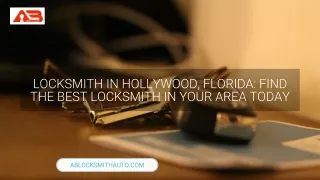 Locksmith in Hollywood FL