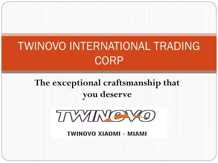 twinovo international trading corp