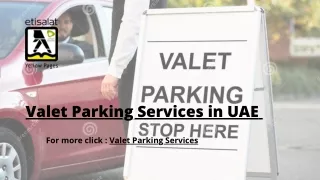 valet parking services in uae