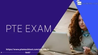 PTE EXAM