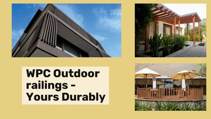 wpc outdoor railings yours durably