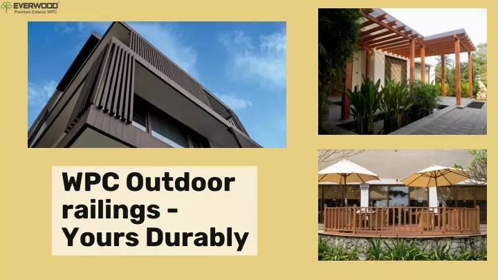 wpc outdoor railings yours durably