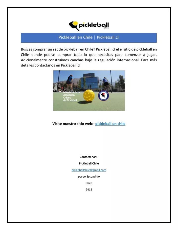 pickleball en chile pickleball cl