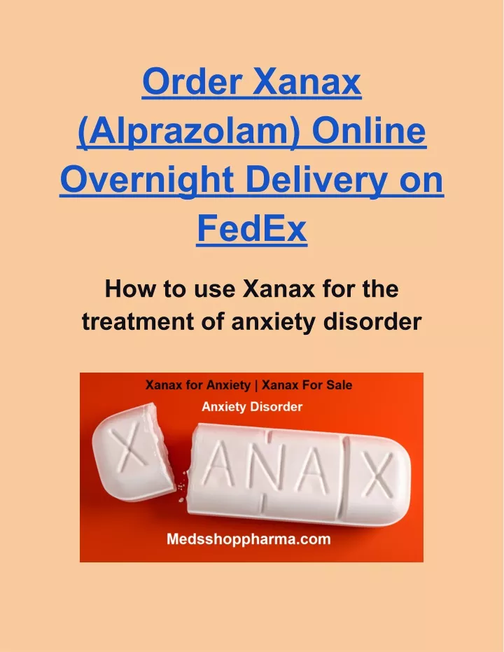 order xanax alprazolam online overnight delivery