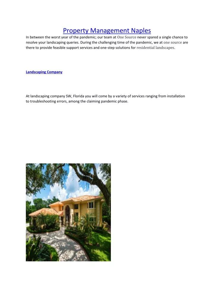 property management naples in between the worst