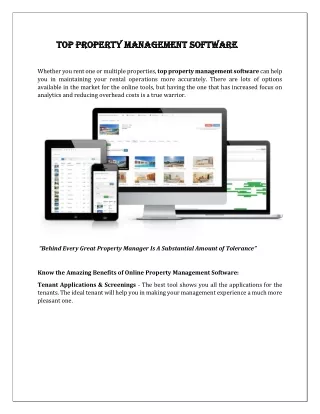 Top property management software