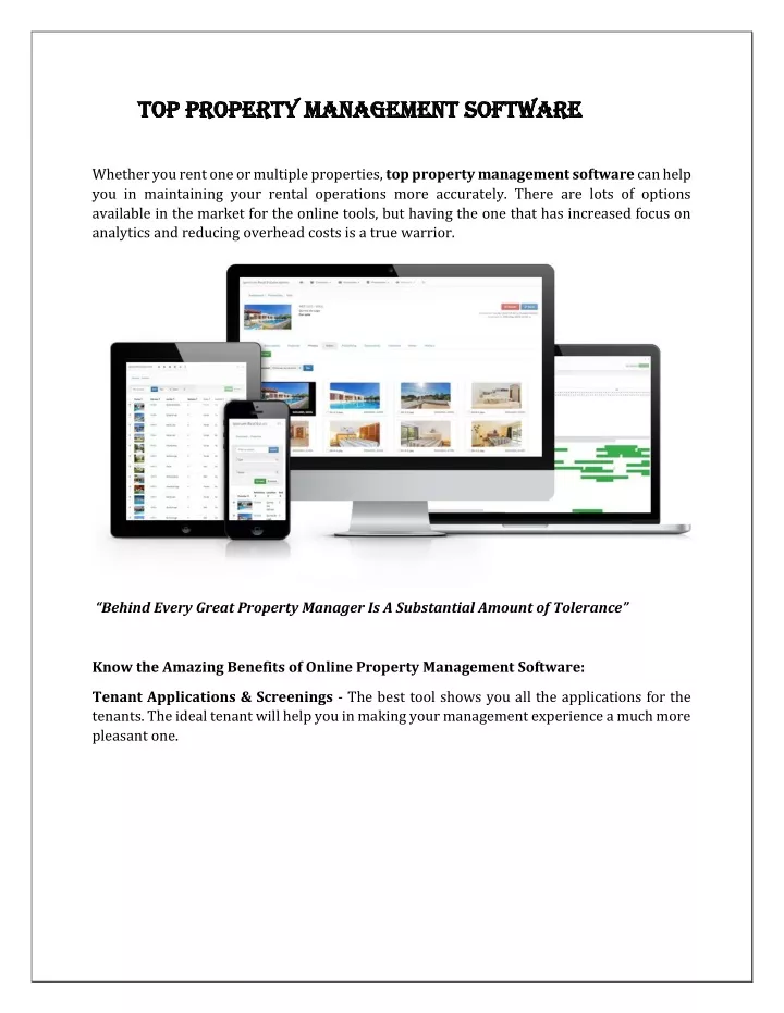 PPT - Top Property Management Software PowerPoint Presentation, Free ...