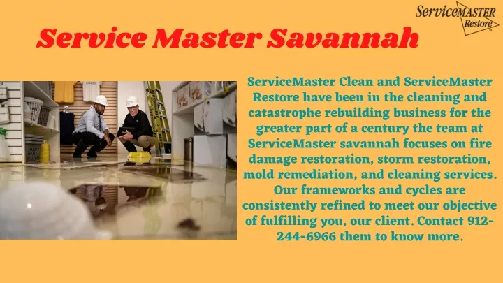 service master savannah