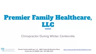 Why You Should See Your Chiropractor During Winter