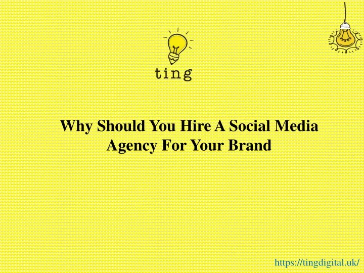 why should you hire a social media agency