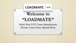 welcome to loadmate