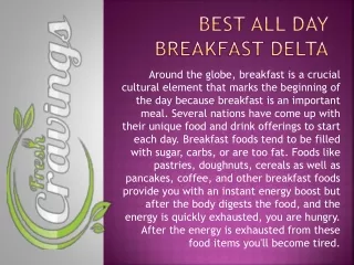 best all day breakfast delta