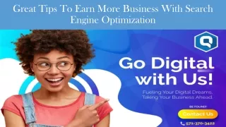 great tips to earn more business with search engine optimization