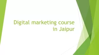 digital marketing course in jaipur