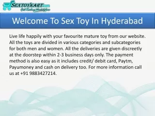 Welcome To Sex Toy In Hyderabad - Sextoykart