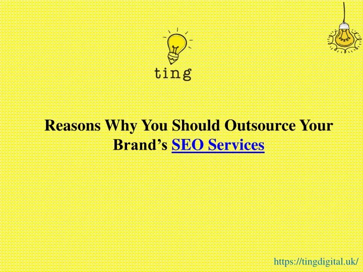 reasons why you should outsource your brand