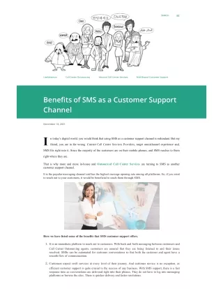 Benefits of SMS as a Customer Support Channel